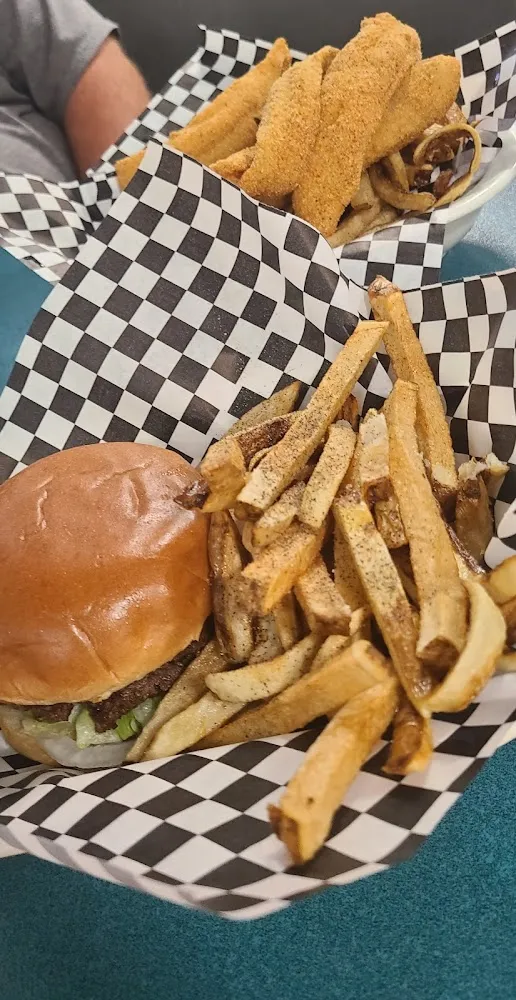 Burger and Fries