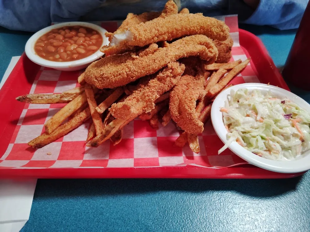 Fries Hushpuppies