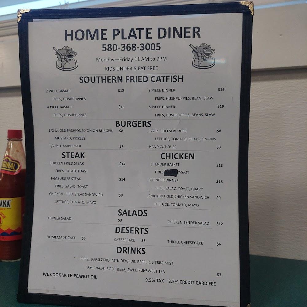 Home Plate Diner Menu image 3